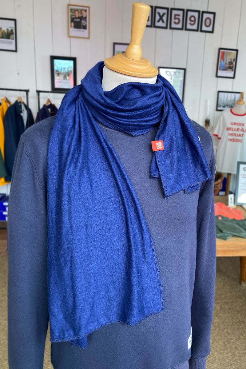 L'écharpe en Lin • Bleu Roi