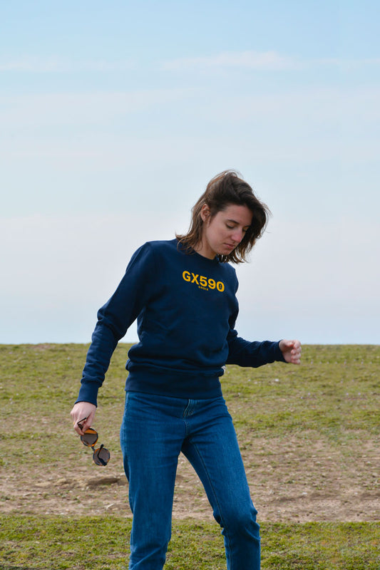 Sweat-shirt GX590 • Jaune lichen