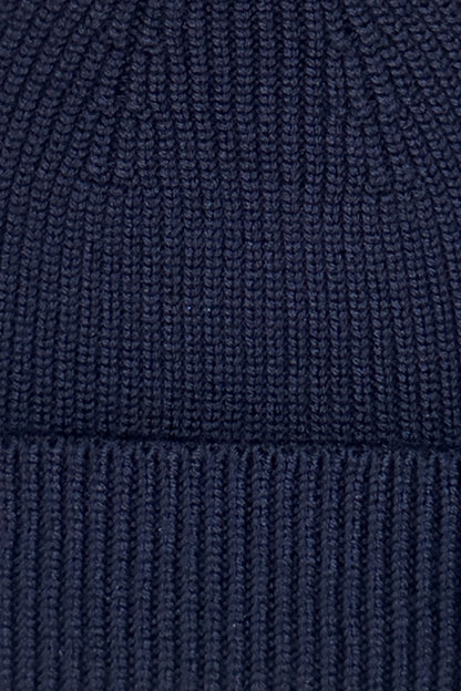 Bonnet mérinos • Bleu-marine