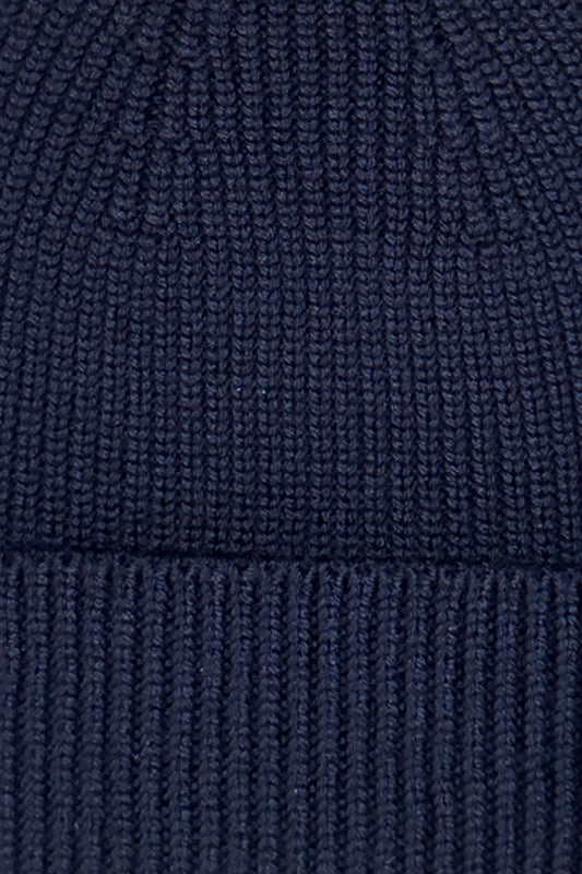 Bonnet mérinos • Bleu-marine