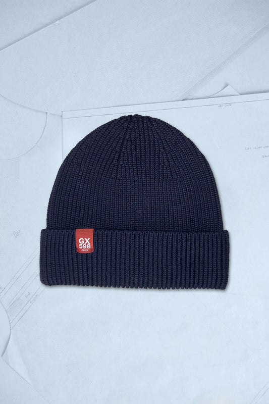 Bonnet mérinos • Bleu-marine