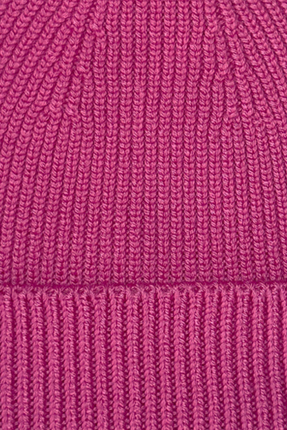 Bonnet mérinos • Rose