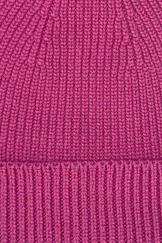 Bonnet mérinos • Rose