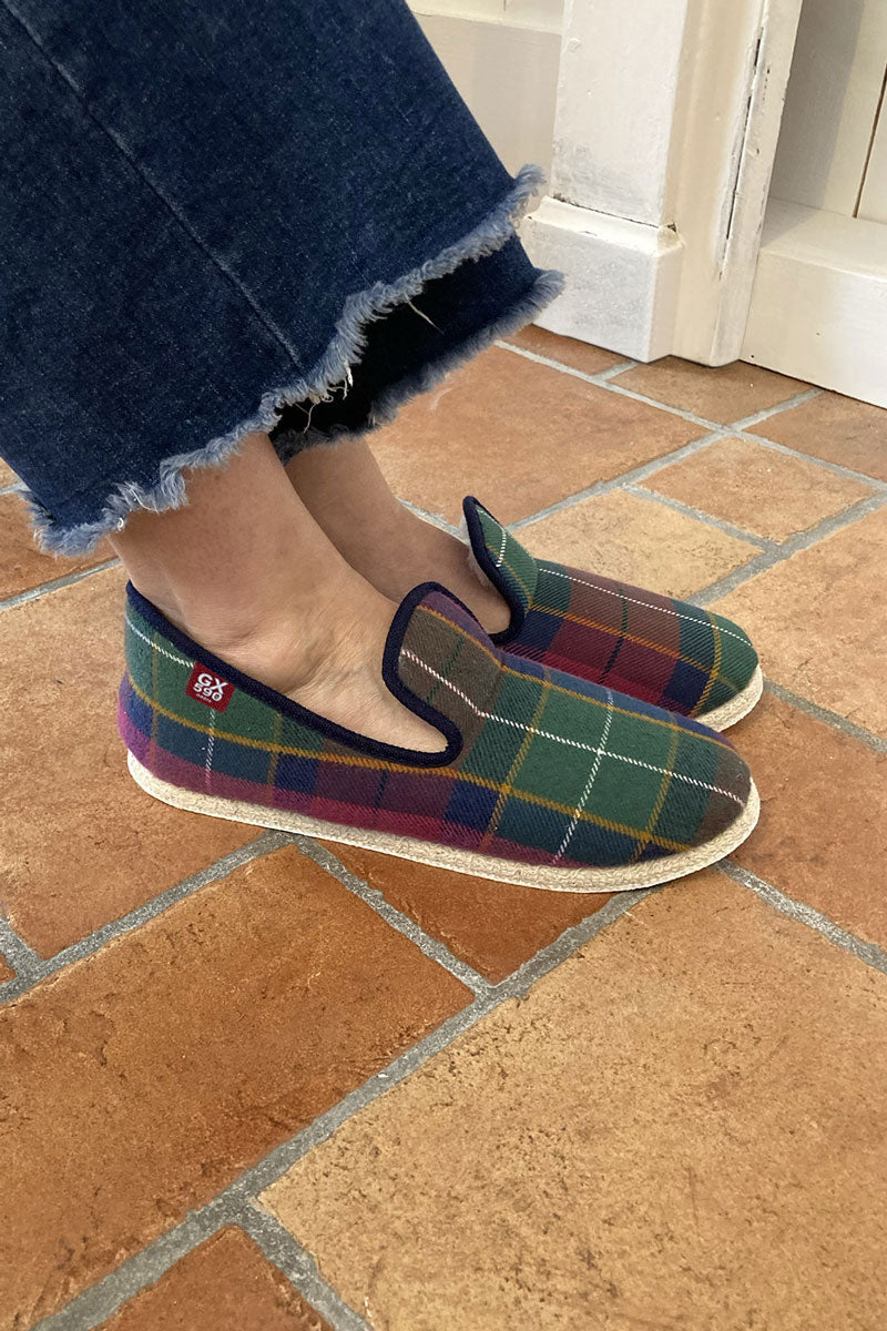 Charentaises du Tartan de Groix