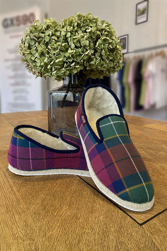 Charentaises du Tartan de Groix