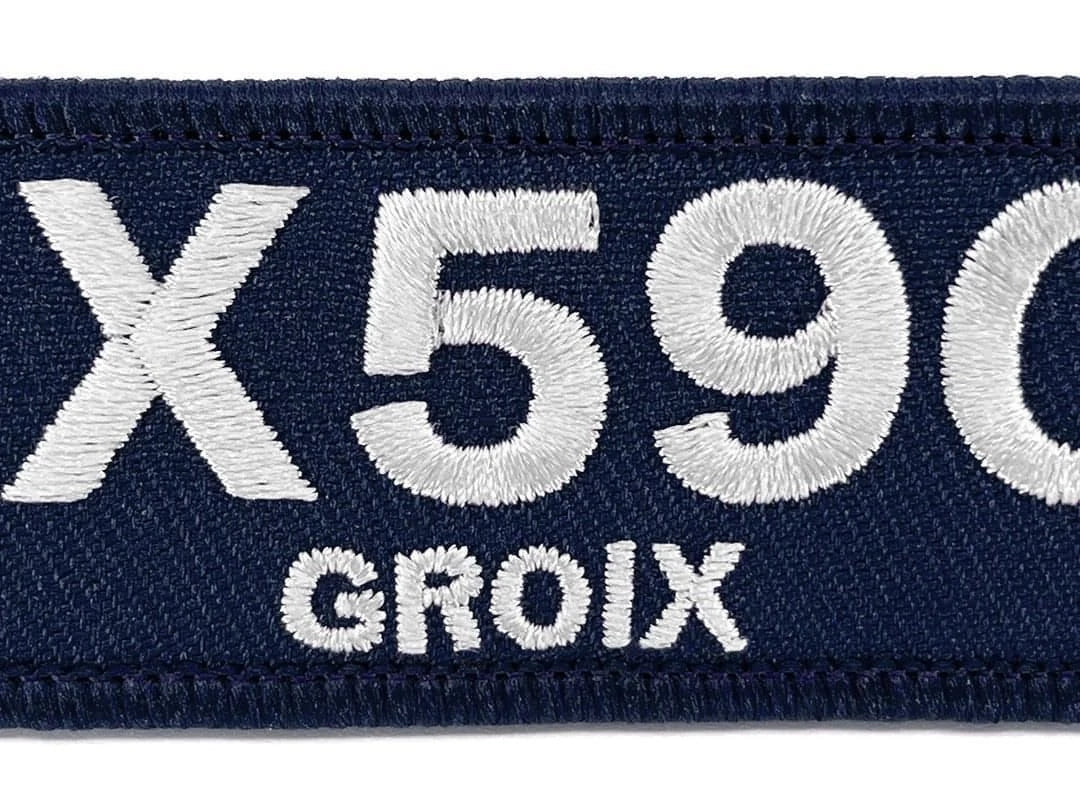 Porte-clés brodé GX590 • Bleu-marine GX590